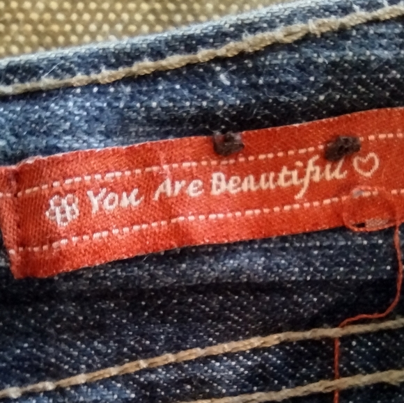 MUDD Y2K Distressed Frayed Denim Jean Maxi Skirt SZ 9 - Picture 8 of 9